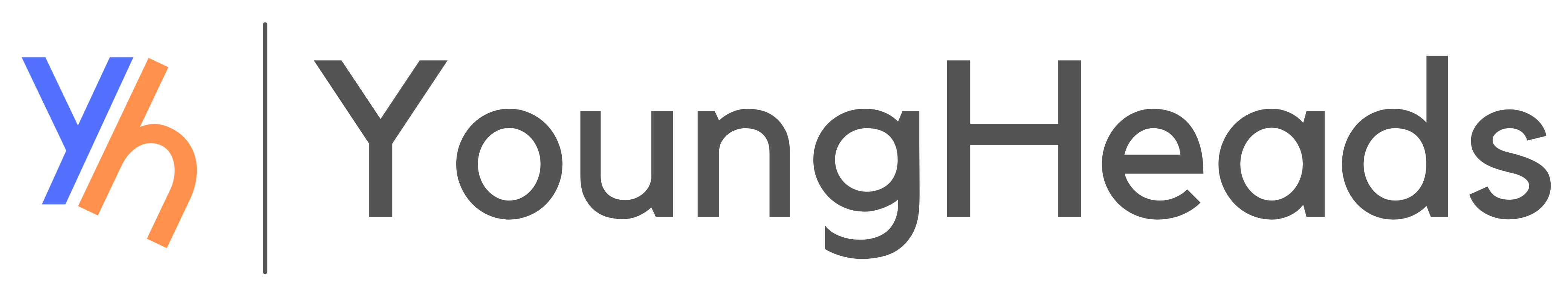 YoungHeads_Logo_Monogramm_Schriftzug_Dunkel